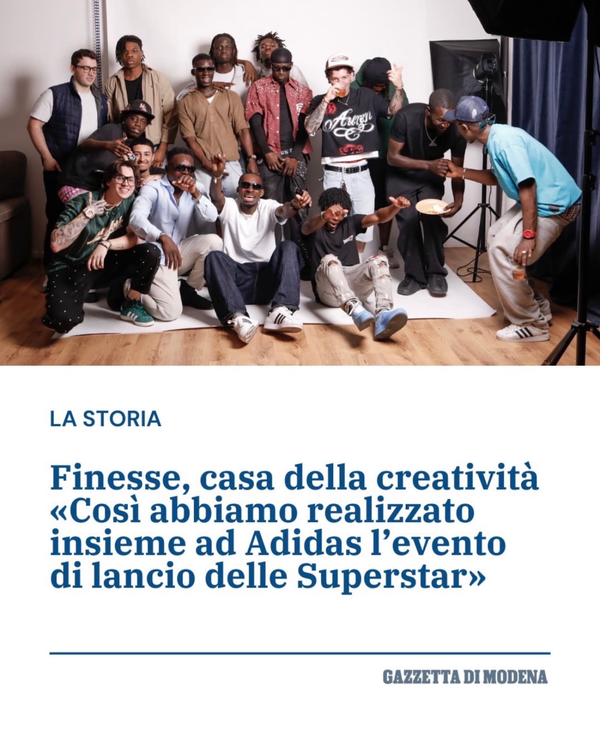 Il collettivo Finesse, servizio della Gazzetta di Modena