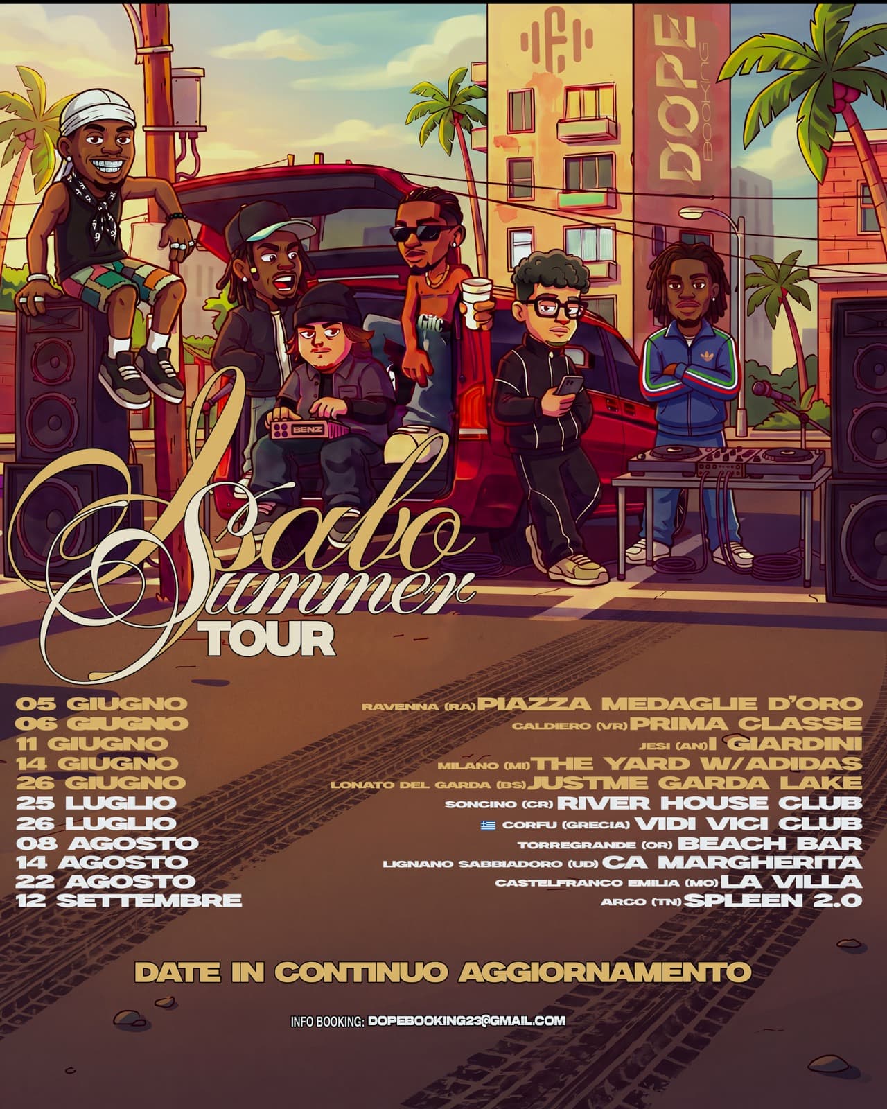ISABO SUMMER TOUR